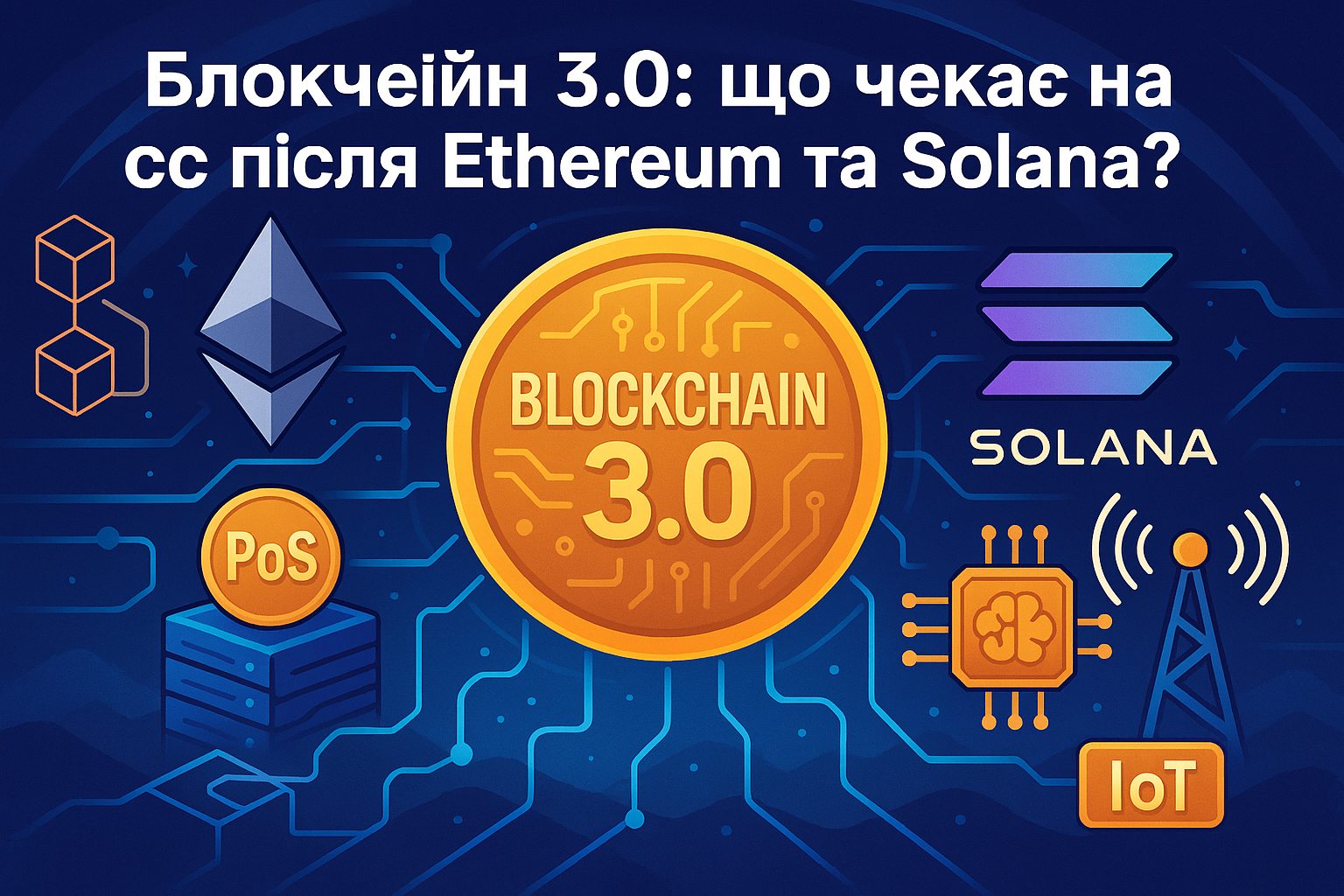 Ви зараз переглядаєте Блокчейн 3.0: що чекає на нас після Ethereum та Solana?