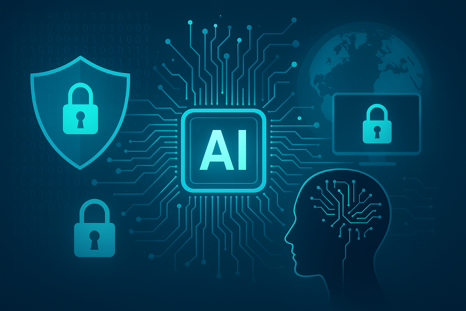 Детальніше про статтю Як AI використовується у кібербезпеці